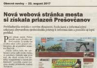 Nová webová stránka mesta si získala priazeò Prešovèanov